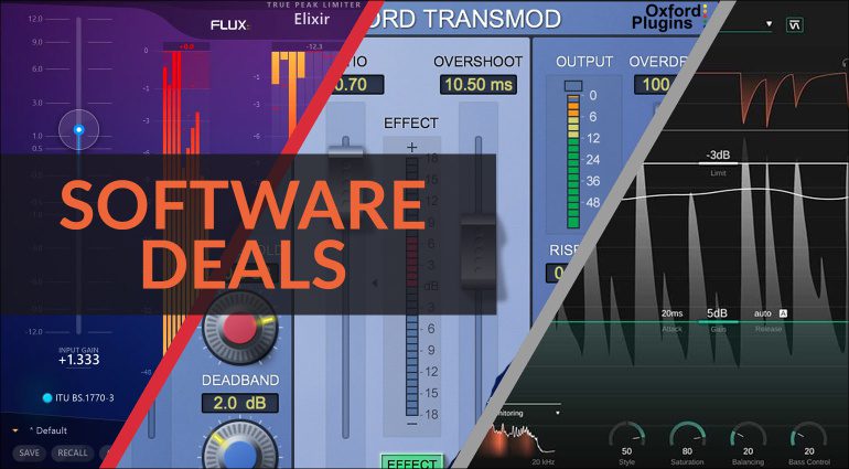 Flux, Sonnox und Sonible - Software Deals der Woche!