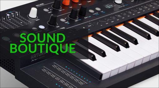 Arturia, u-he, SampleScience, Korg, Ableton: Sound-Boutique