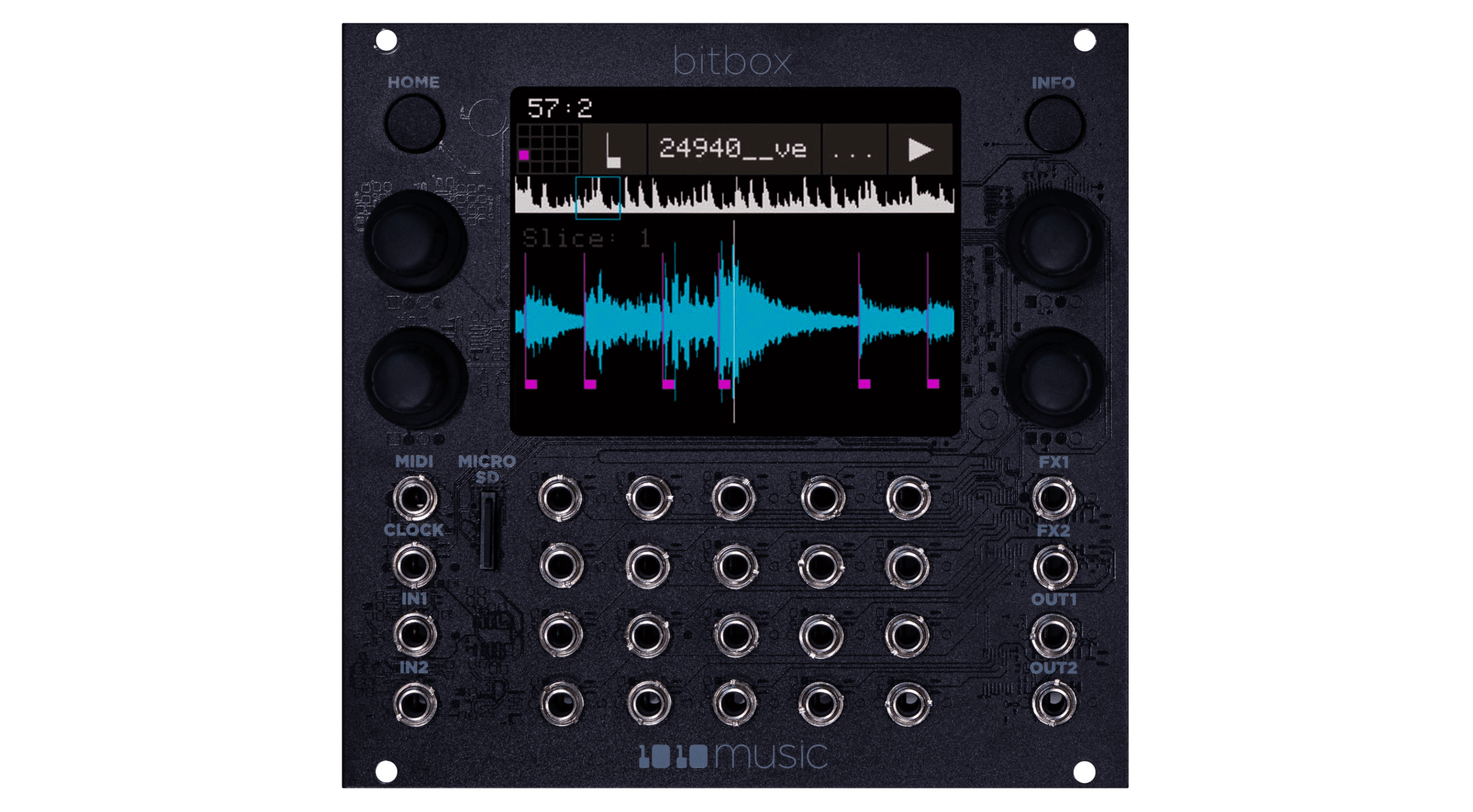 Die 1010music Bitbox ist das beste Modul im Eurorack für Multisampling.