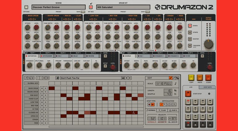 D16 Drumazon 2: Noch mehr TR-909 in einem Plugin zum 909-Day!