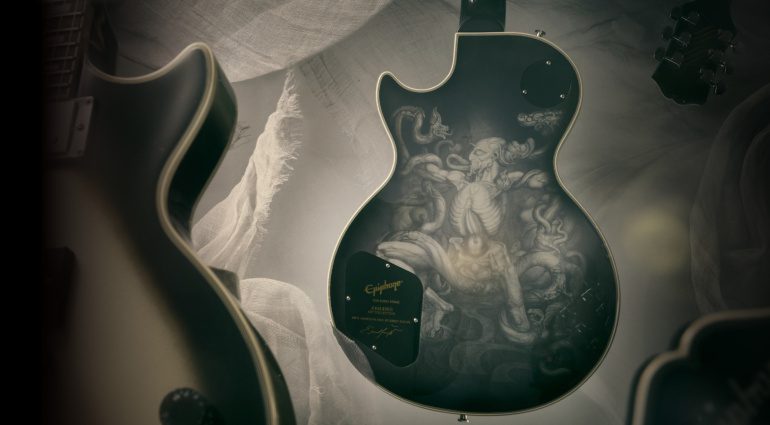 Epiphone Adam Jones Les Paul Custom: Ernst Fuchs’ “ANTI-LAOKOON 1965”