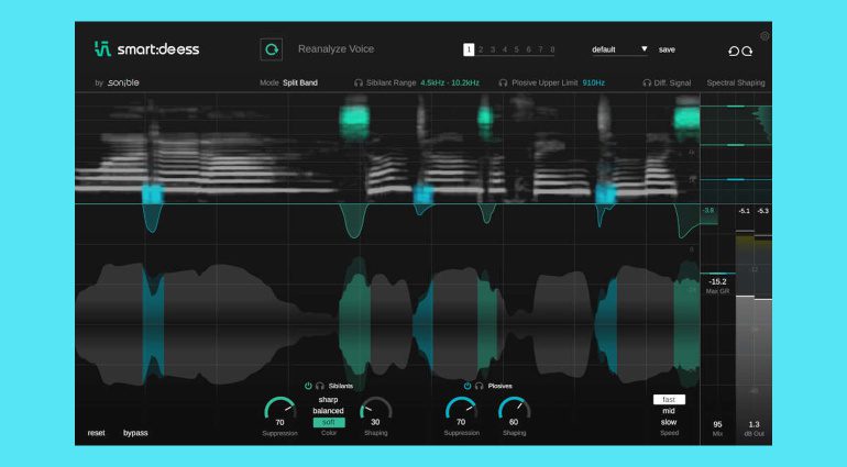 Sonible smart:deess - De-Essing auf einem neuen Level?