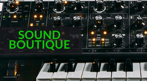 Moog, SampleScience, Audio Modeling, Ableton: Sound-Boutique