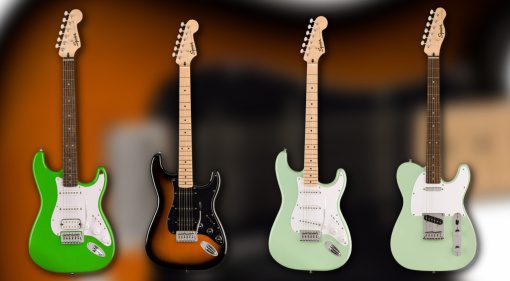 Fender Squier Sonic - Drei Strats und eine Tele mit neuen Finishes!