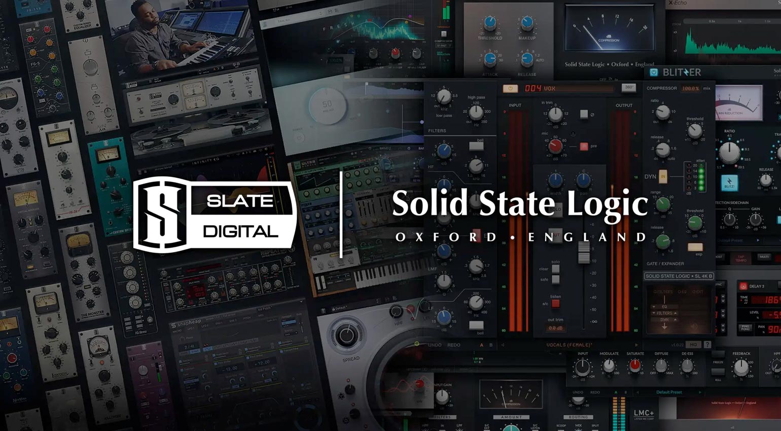 Plugins von Slate Digital und Solid State Logic