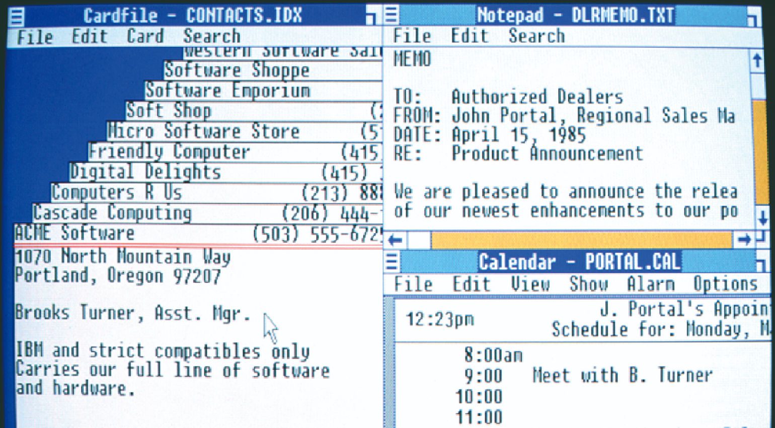 40 Jahre Windows - Windows 1.0!