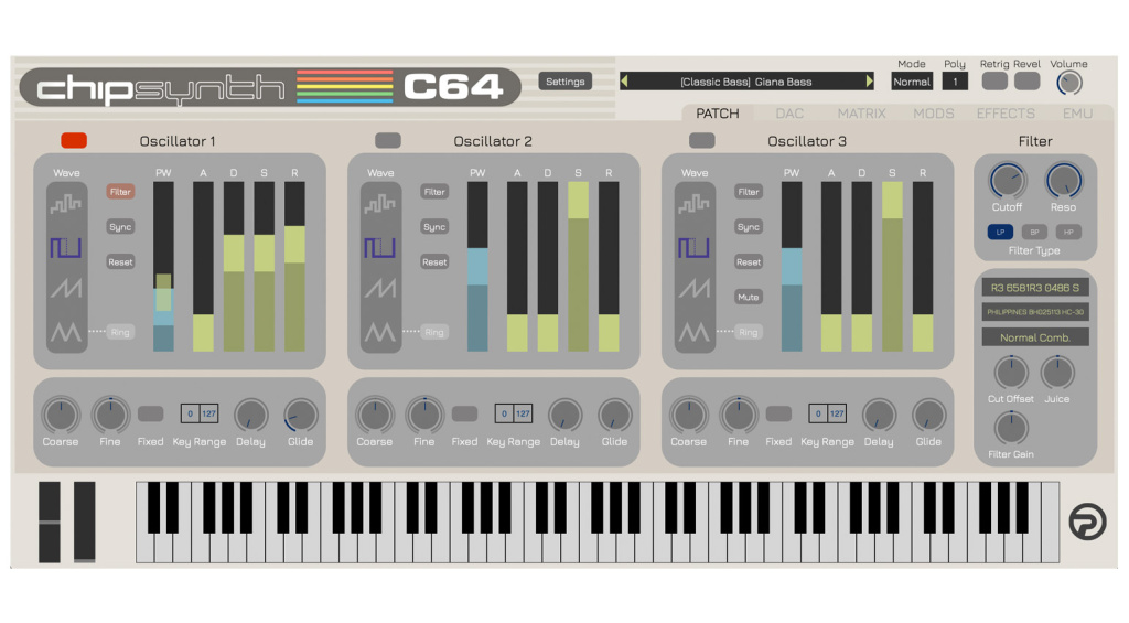 Plogue chipsynth C64