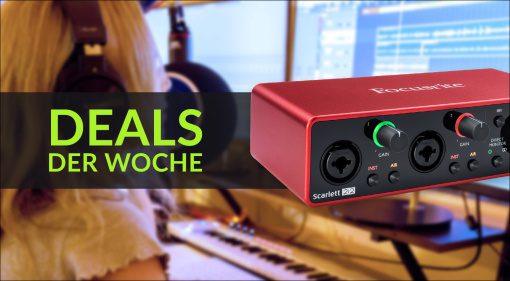 Focusrite Scarlett, AKG und IK Multimedia in den Deals der Woche