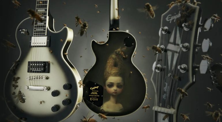 Epiphone Adam Jones Queen Bee Les Paul Custom: Ausgesummt