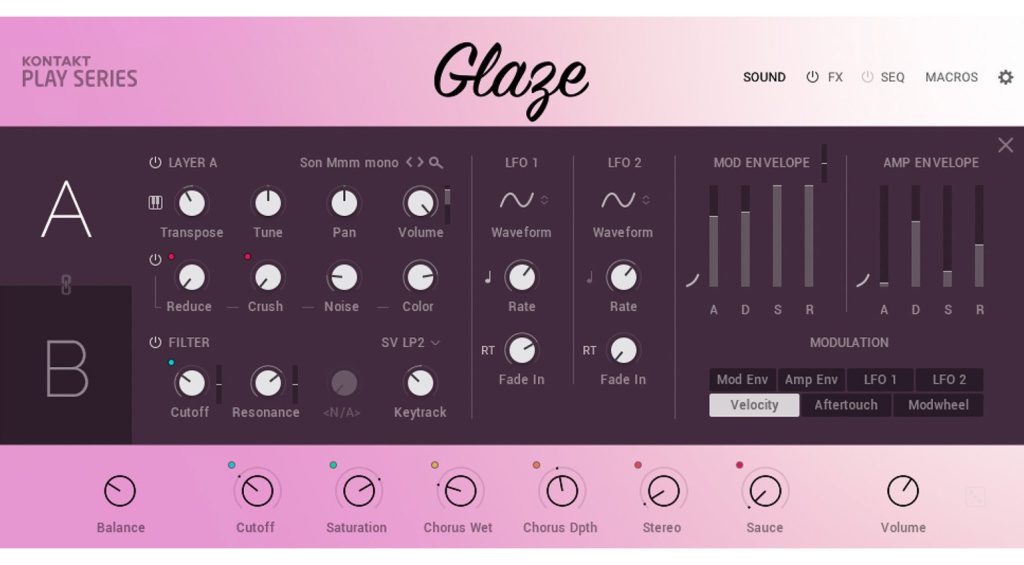 Sounddesign mit Glaze
