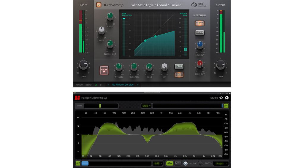 SSL X-ValveComp & Harrison Mastering EQ