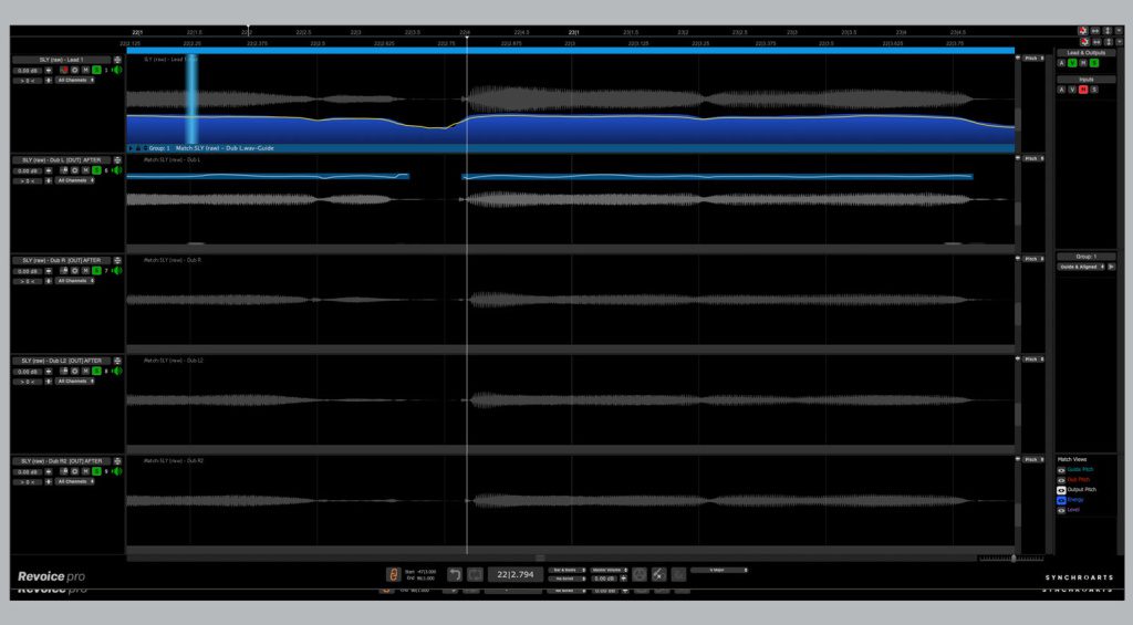 Vocal Alignment in Revoice Pro 5