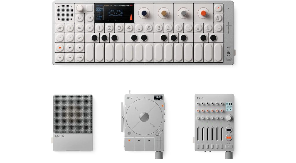 Die Field-Serie: OP-1 Field, CM-15, TP-7 und TX-6