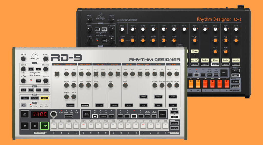 Behringer RD-8 und RD-9 Drum-Machines
