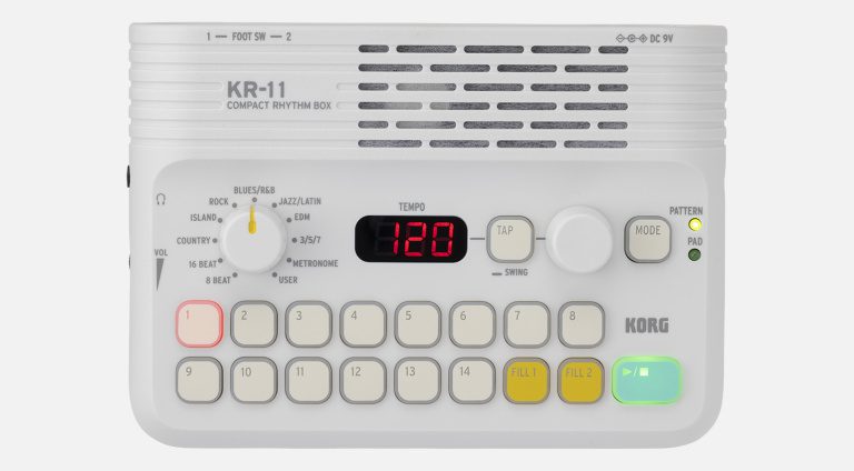 Korg KR-11 Drumcomputer: Perfekter Partner zum Üben? - gearnews.de