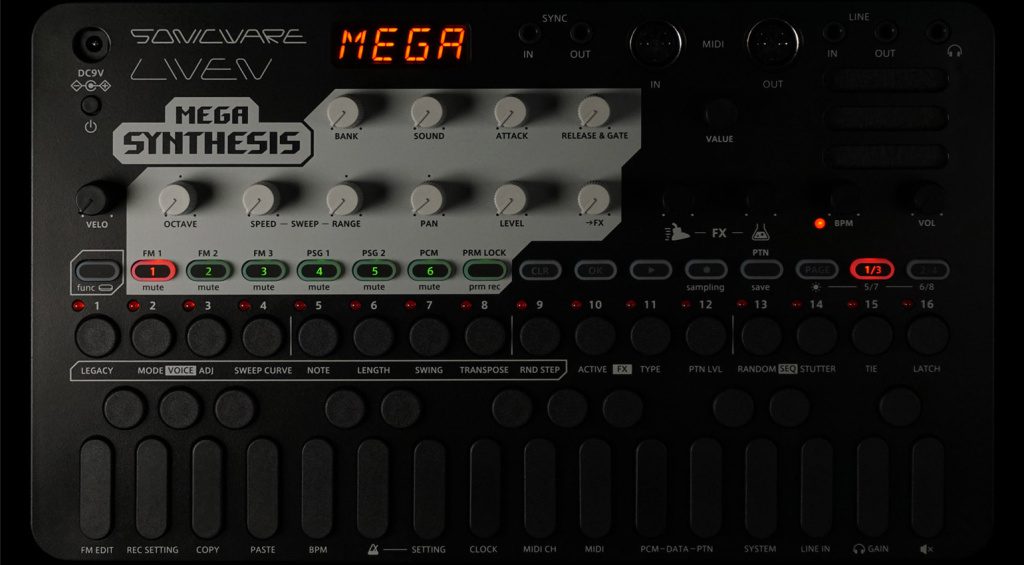 Sonicware LIVEN Mega Synthesis