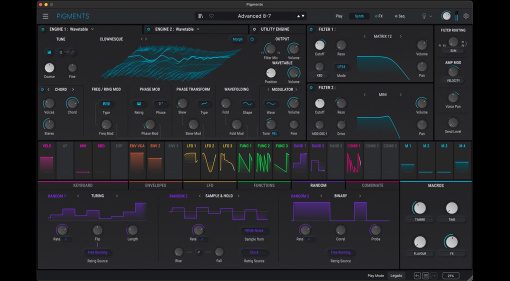 Pigments 5 von Arturia: Kostenloses Update mit neuen Features & Sounds!