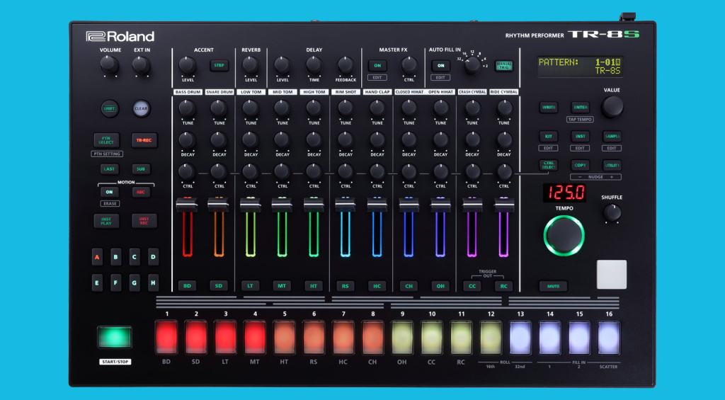 Drum-Machines: Roland TR-8S