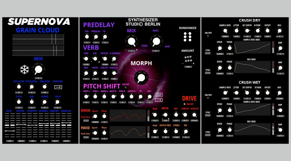 Synthesizer Studio Berlin Supernova FX