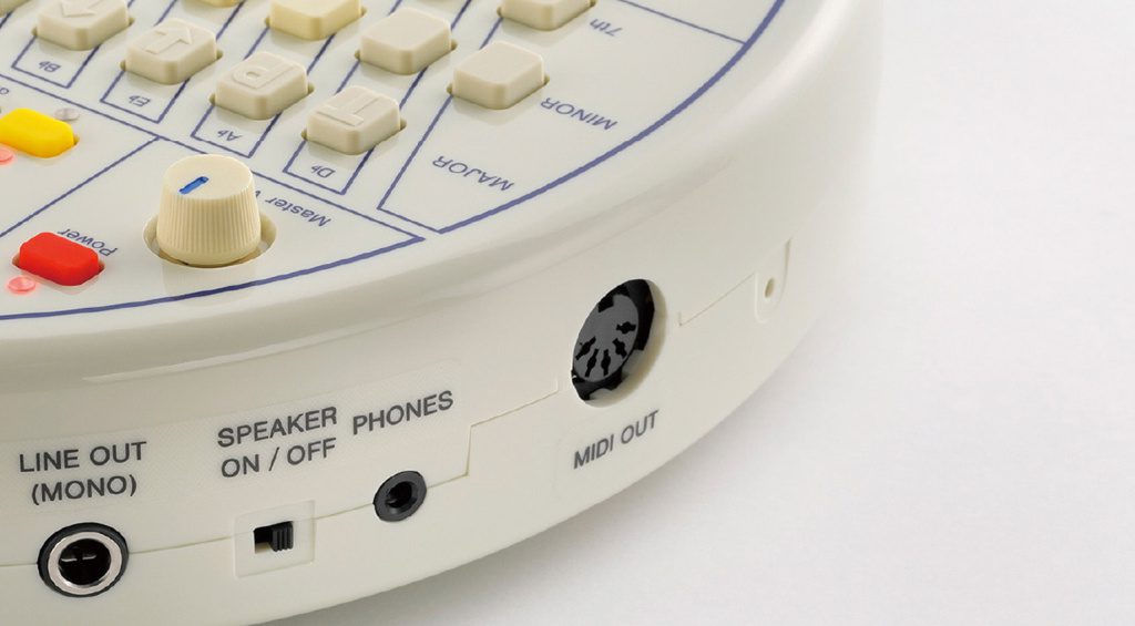 Omnichord OM-108 bietet auch einen MIDI-Ausgang