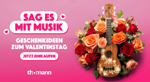 Valentinstag 2025 bei Thomann: Angebote und Deals mit viel Liebe