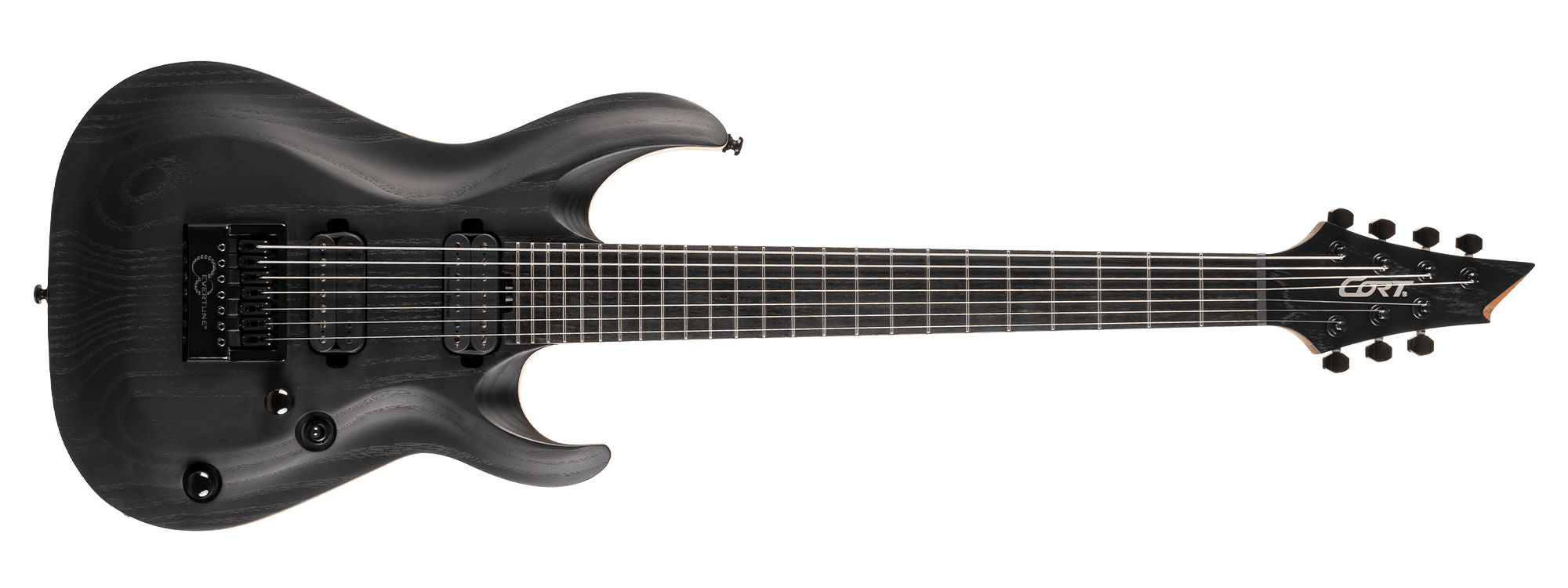 Cort KX707 Evertune Open Pore Black