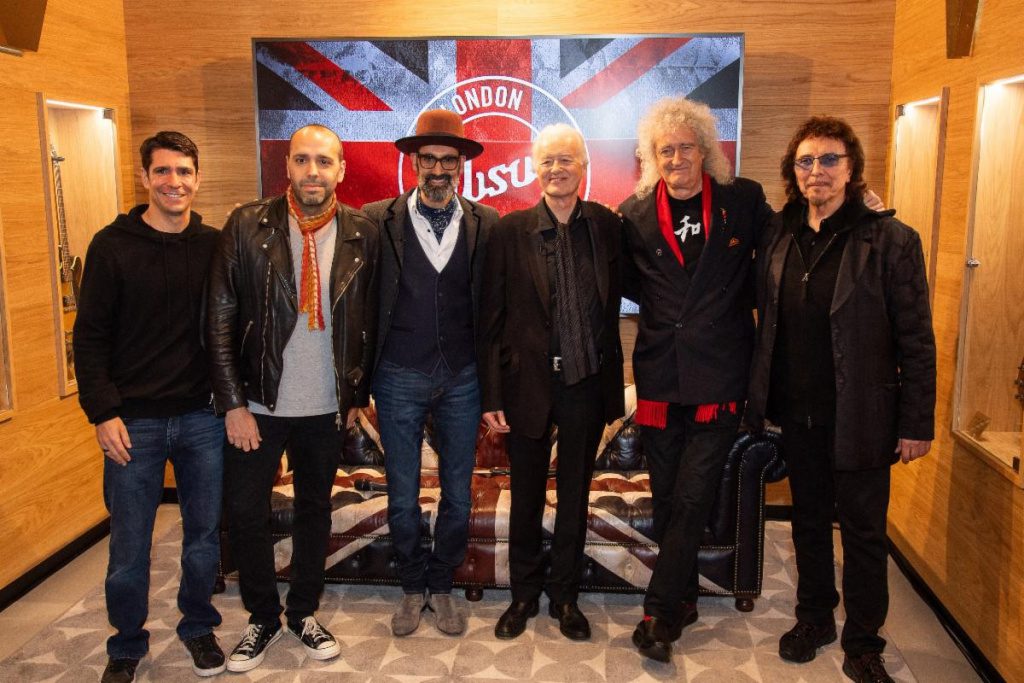 Jimmy Page, Tony_Iommi und Brian May