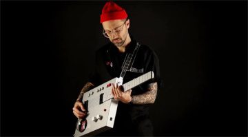 Love Hultén MIDI Guitar: Chiptune-NES-Katzen-Gitarre