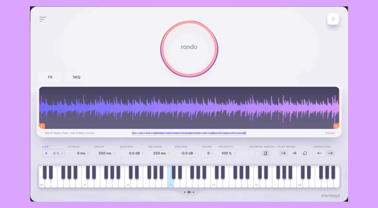 Rando von MonkeyC: Ein Klick und der Sampler findet für euch die passenden Sounds