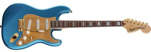 Squier 40th Anniversary Stratocaster in Lake Placid Blue