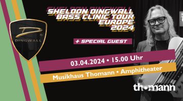Bass-Clinic mit Sheldon Dingwall - kostenlos bei Thomann!