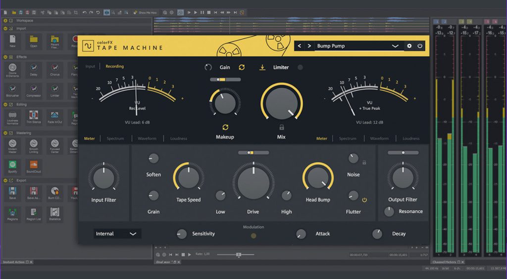 Magix Sound Forge Pro 18 enthält Effekte für Sounddesign, Mixing und Mastering