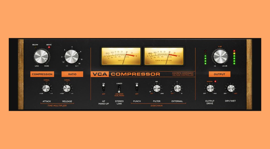 Softube VCA Compressor GUI