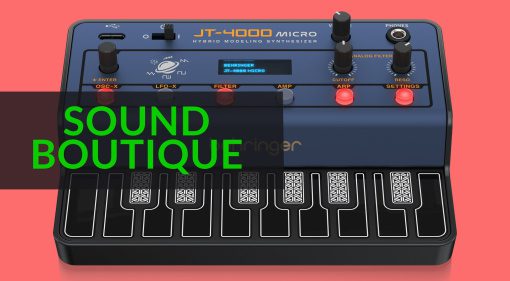 Behringer, Kilohearts + Osmose, Goldbaby, Ableton: Sound-Boutique