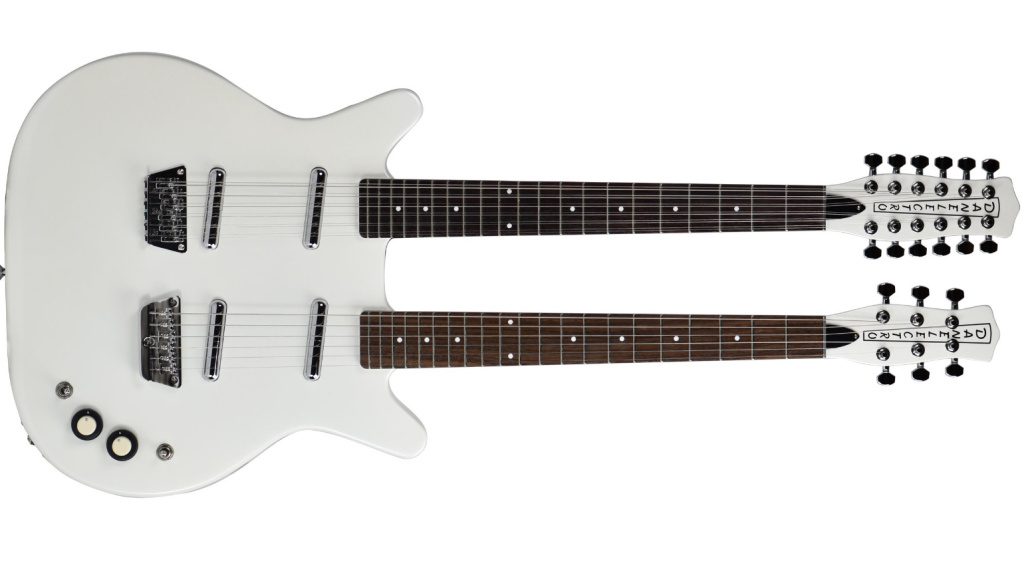 Danelectro 6-12 Double Neck in White Pearl