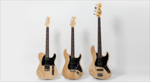 Fender Japan Sandblast Series: Naturlook aus Japan