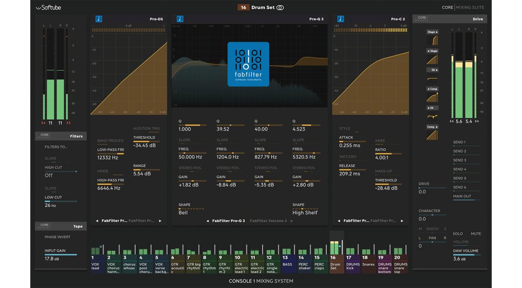 FabFilter Plugins stehen nun auch auf der Liste.