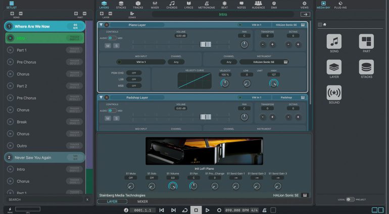 Steinberg VST Live Pro 2