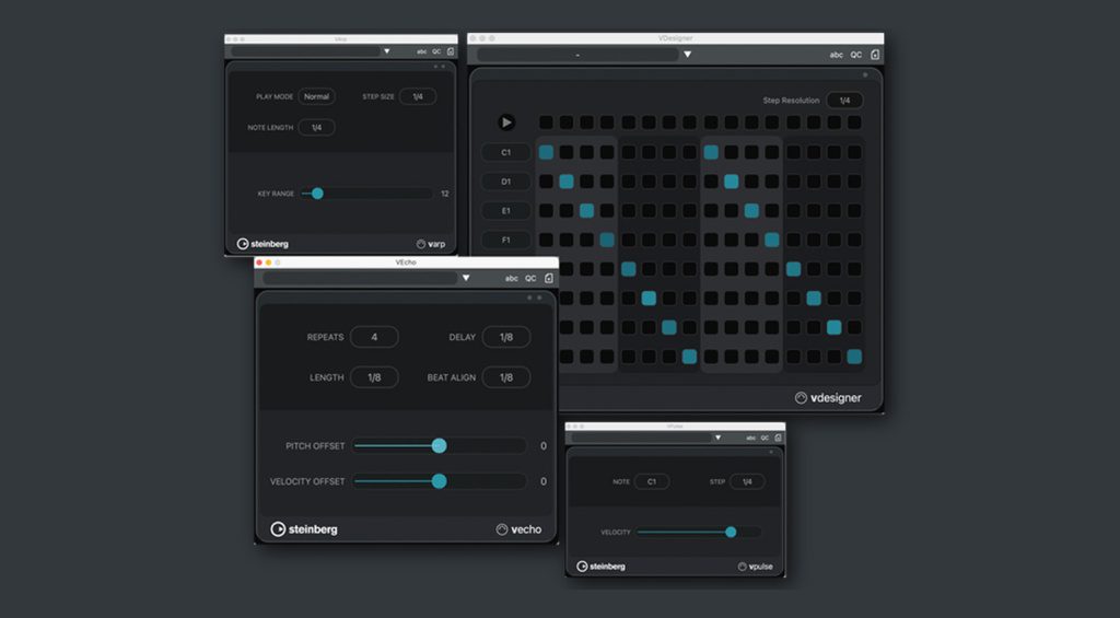 Die neuen MIDI-Plugins in Steinberg VST Live Pro 2