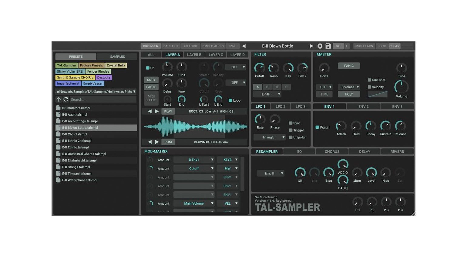 TAL-Sampler