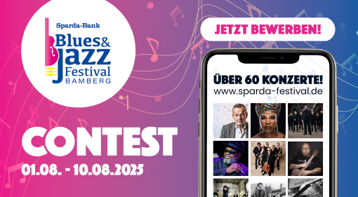 Blues- und Jazzfestival Bamberg: Gewinnt einen Festival-Slot mit Thomann!