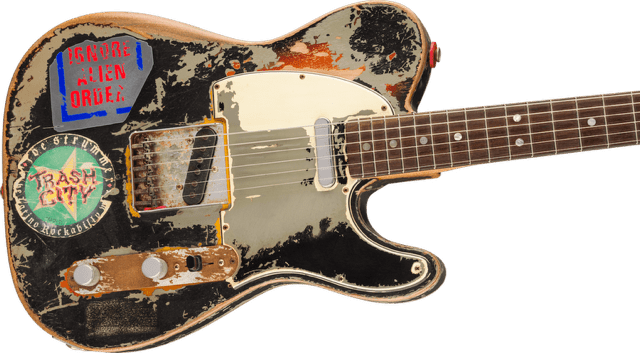 Fender Joe Strummer Limited Edition Masterbuilt. Eine Telecaster mit Punkrock-Geschichte für Sammler mit ausreichend Kleingeld.