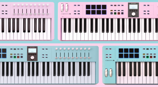 Arturia KeyLab Essential mk3 Rose Quartz und Aquamarine
