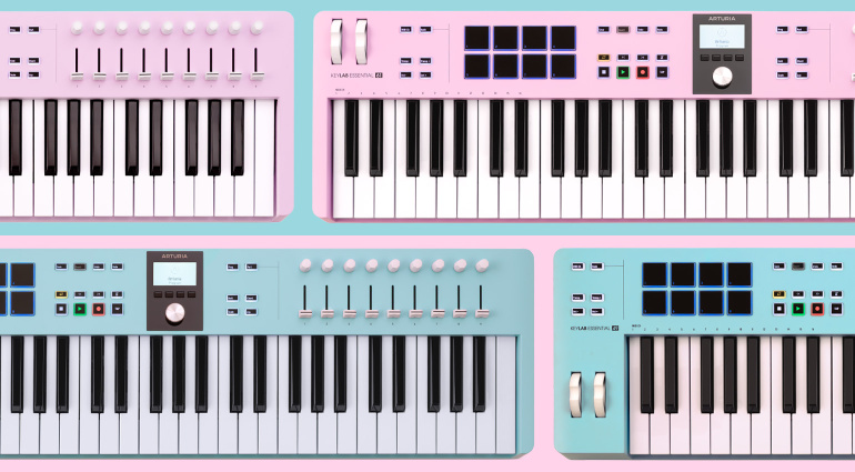 Arturia KeyLab Essential mk3 Rose Quartz und Aquamarine