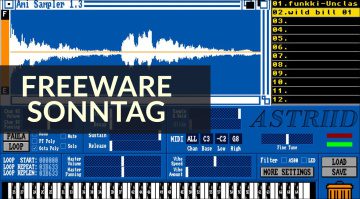 Ami Sampler, ATONE und Solinoid am Freeware Sonntag