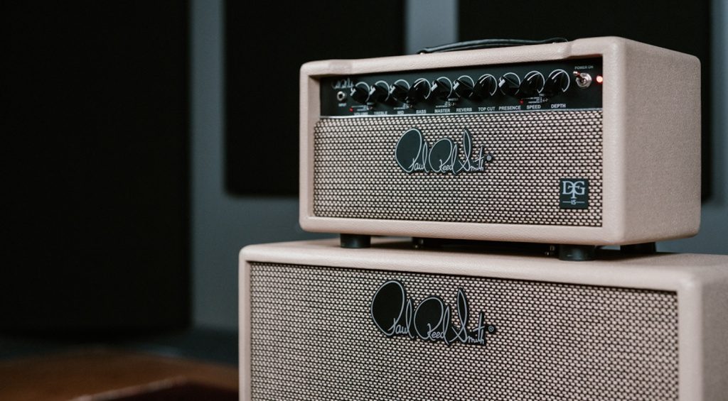 Der PRS DGT 15 ist das neueste Resultat aus der Zusammenarbeit zwischen PRS und David Grissom. Schicker 15 Watt Vintage-Röhrenamp mit 1x12 Cabinet.