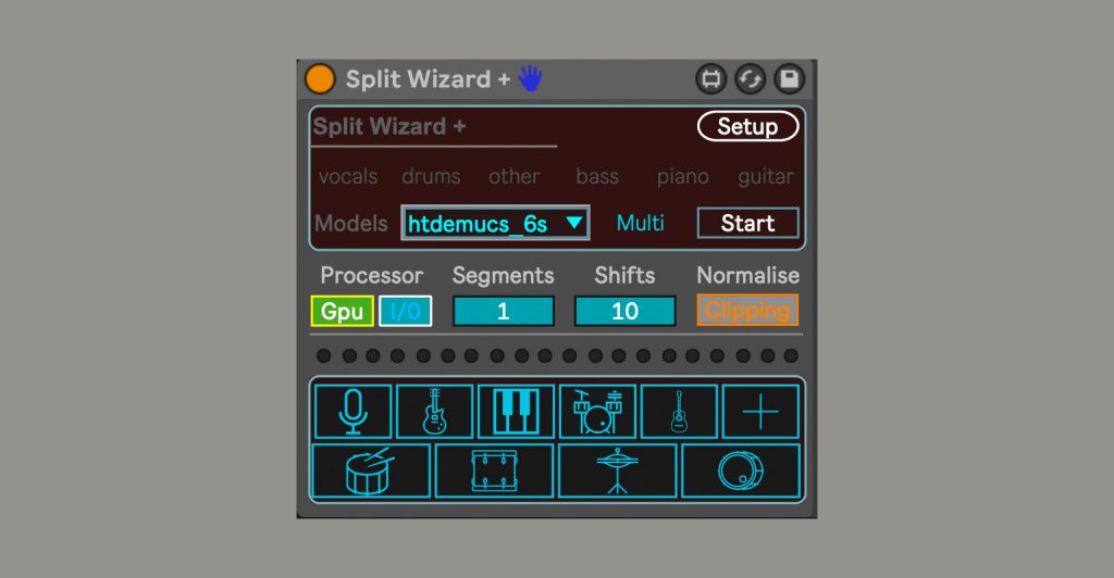 Split Wizard 1.0 splittet Audio in bis zu sechs Stems