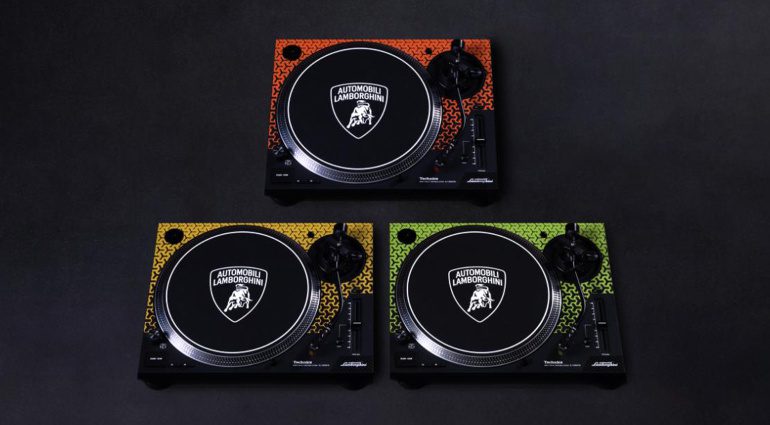 Technics SL-1200M7B Sonderedition mit Lamborghini - gearnews.de