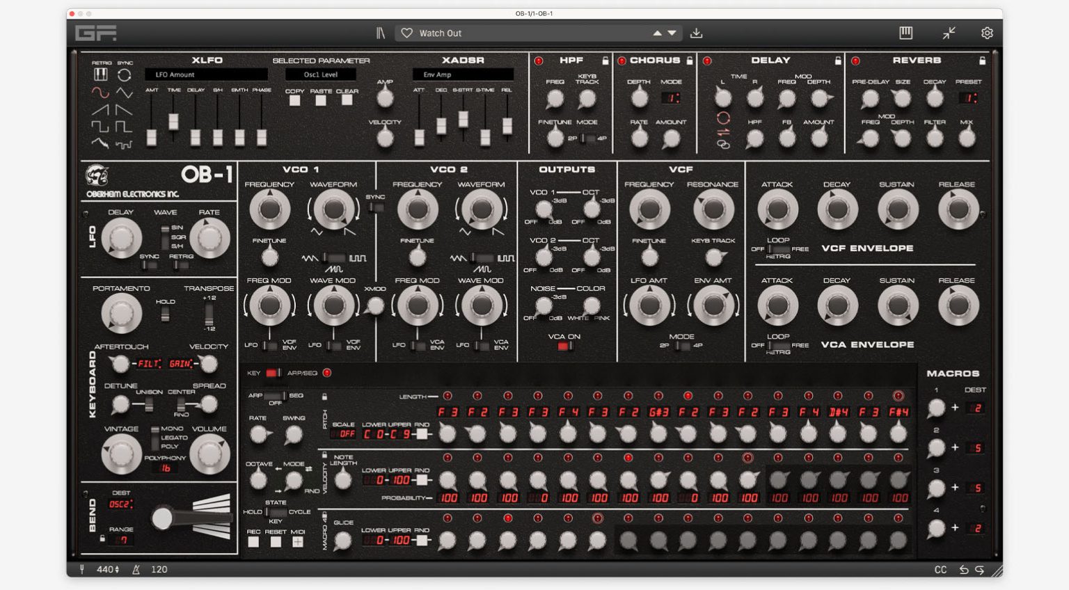 GForce Oberheim OB-1: Legendärer Monosynthesizer jetzt als Plugin ...
