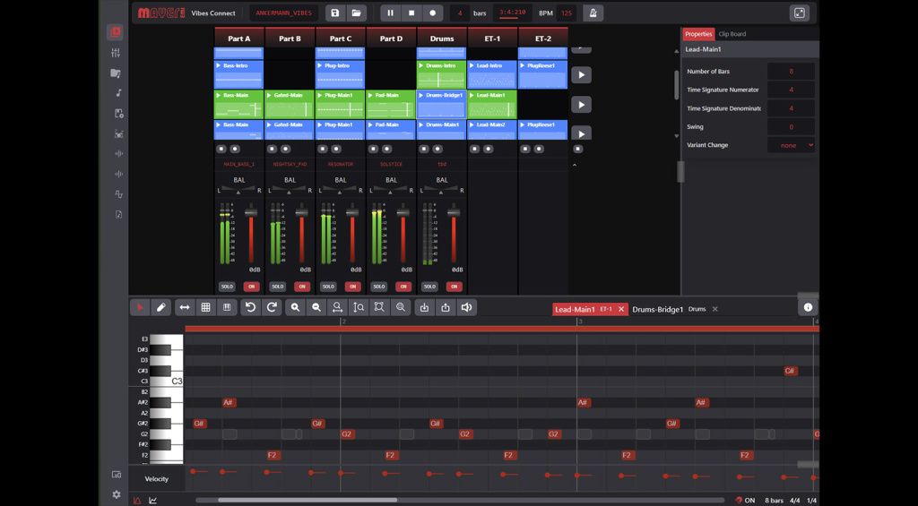 Mayer EMI Vibes in DAW Mode